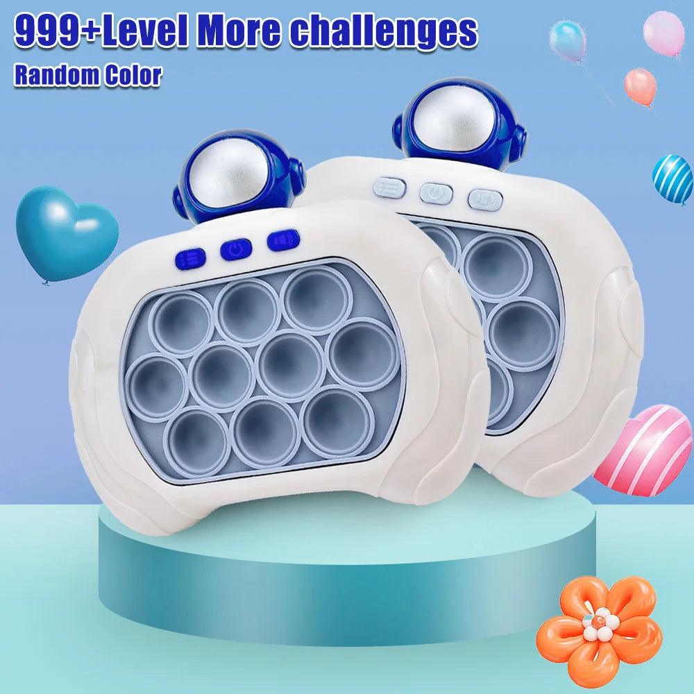2025 Neues Quick-Push-Spiel, Pop Fidget Bubble Popper: Leichtes, professionelles Stressabbau-Spielzeug für Erwachsene und Kinder.