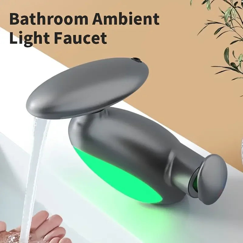 Pinguin Atmosphere leichter ausziehbarer Wasserhahn, heißer und kalter spritzwassergeschützter Handwaschhahn, Badezimmerwaschbecken, Badezimmerhahn