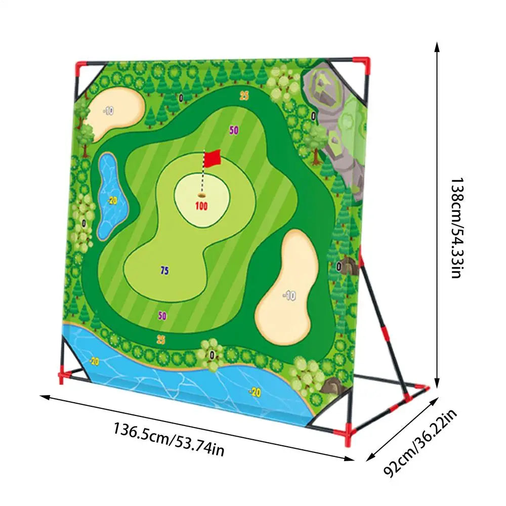 Battle Golf Chipping Game ,Golf Hitting Mat, Sportaktivitäten, Putting Practice, Toy Swing Training Tool