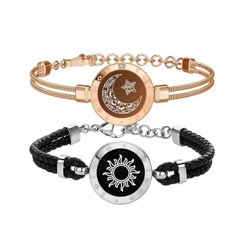 Totwoo Long Distance Touch Leuchtende und vibrierende Armbänder für Paare