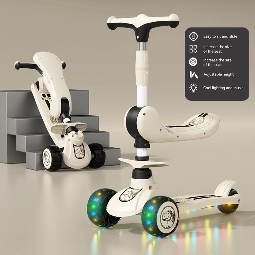 Kinderroller zum Sitzen oder Stehen