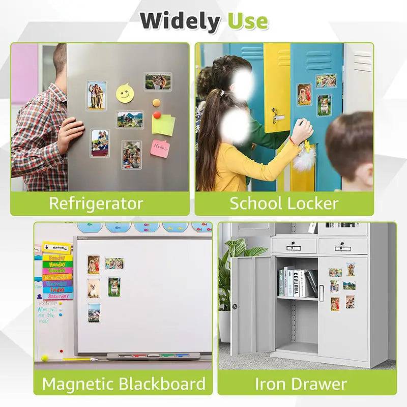 1/3/4 Zoll Acryl-Fotorahmen, Acryl-Kühlschrank-Bilderrahmen, Mehrzweck-Bilderrahmen für Haushaltsdekorationshalter