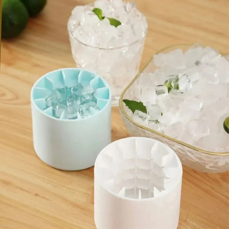 Silikon-Eiswürfelform, runder Eiskübel, Sommer, selbstgemacht, DIY, Kühlschrank, Einfrieren, Eismaschine, kreative Eiswürfelform, Barzubehör
