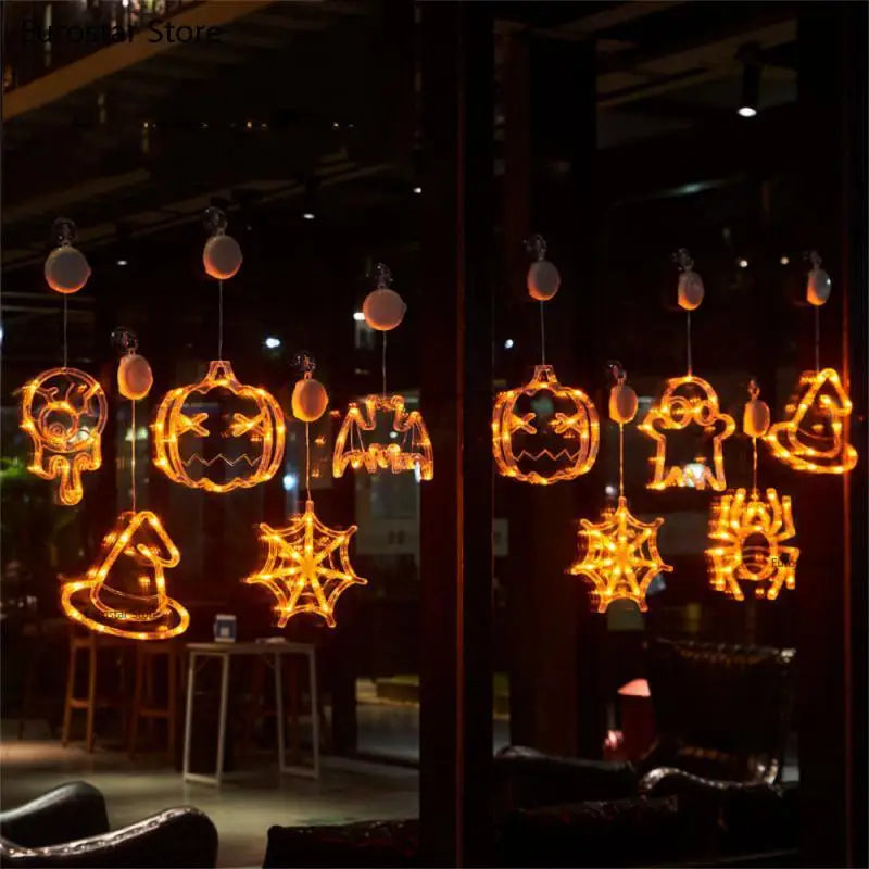 20 Stück Halloween-LED-Dekorationslichter für Atmosphäre, festliche Vorräte, Kürbislaternen und Requisiten