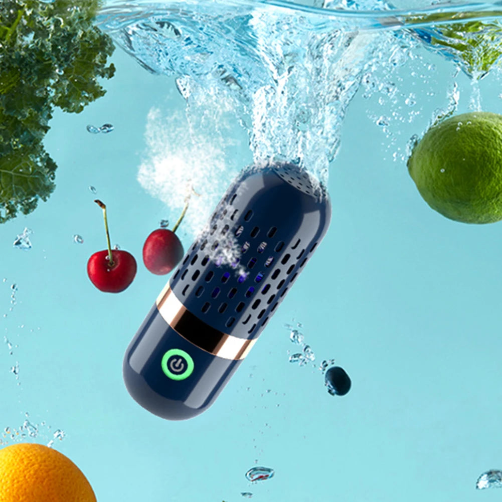 Obst- und Gemüsereinigungsmaschine, Lebensmittelreiniger, 3000 mAh, Obstreinigungsgerät, wasserdicht, für Obst, Gemüse, für Fleisch, Meeresfrüchte