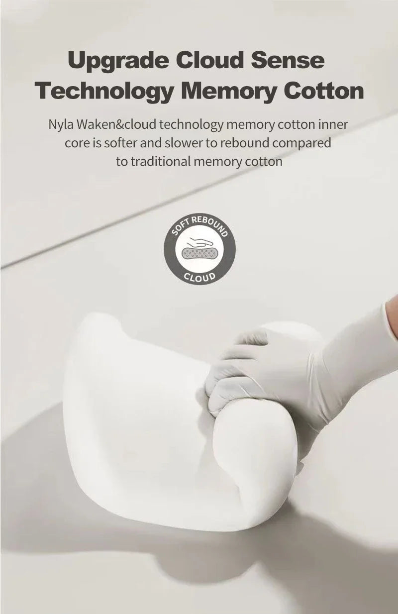 Auto Memory Foam Nackenkissen Schutz, Lendenwirbelstütze Kissen, Lendenkissen, Auto Kopfstützenkissen