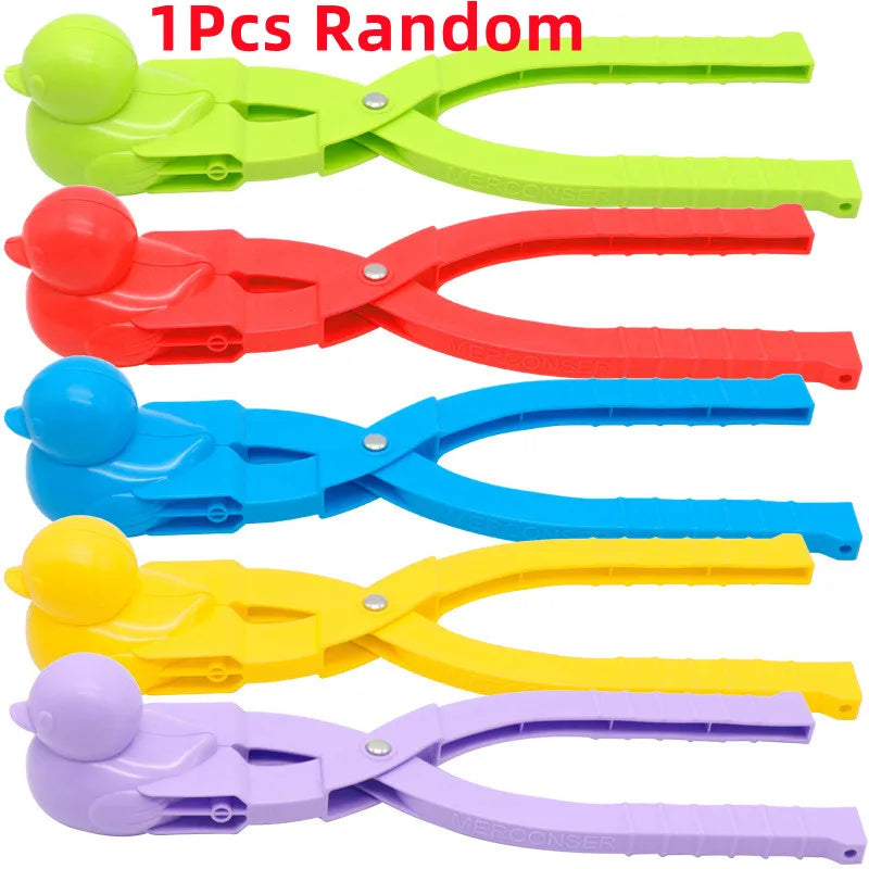 Im freien Schneeball Clip Schnee Greifen Klemmen Werkzeug Multi-form Cartoon Schneebälle Grabber Werfen Schnee Ball Sport Spielzeug Kinder geschenk