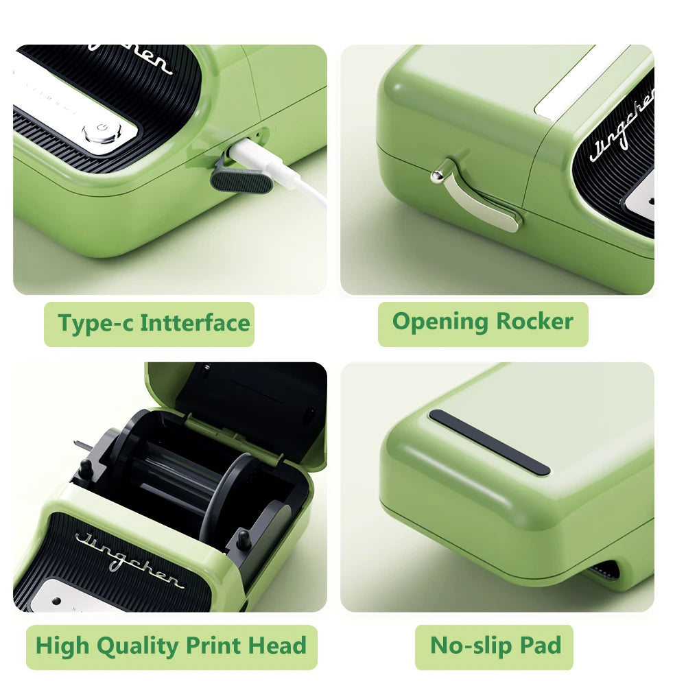 Niimbot B21- Kabelloser tintenloser Etikettendrucker, Barcode-Etikettendrucker, Druckpapier, Aufkleber Maschine 20 mm - 50 mm