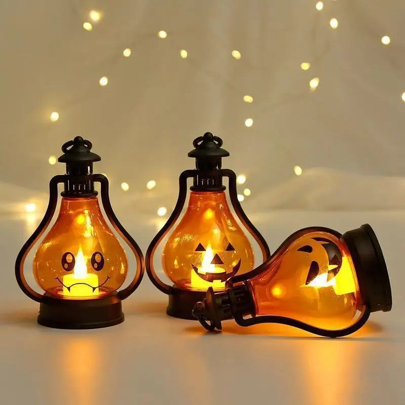 Horror Halloween LED Wind Licht, Tragbare Kürbis Geister Laterne, Bar Desktop Ornament, Halloween Decor Requisiten
