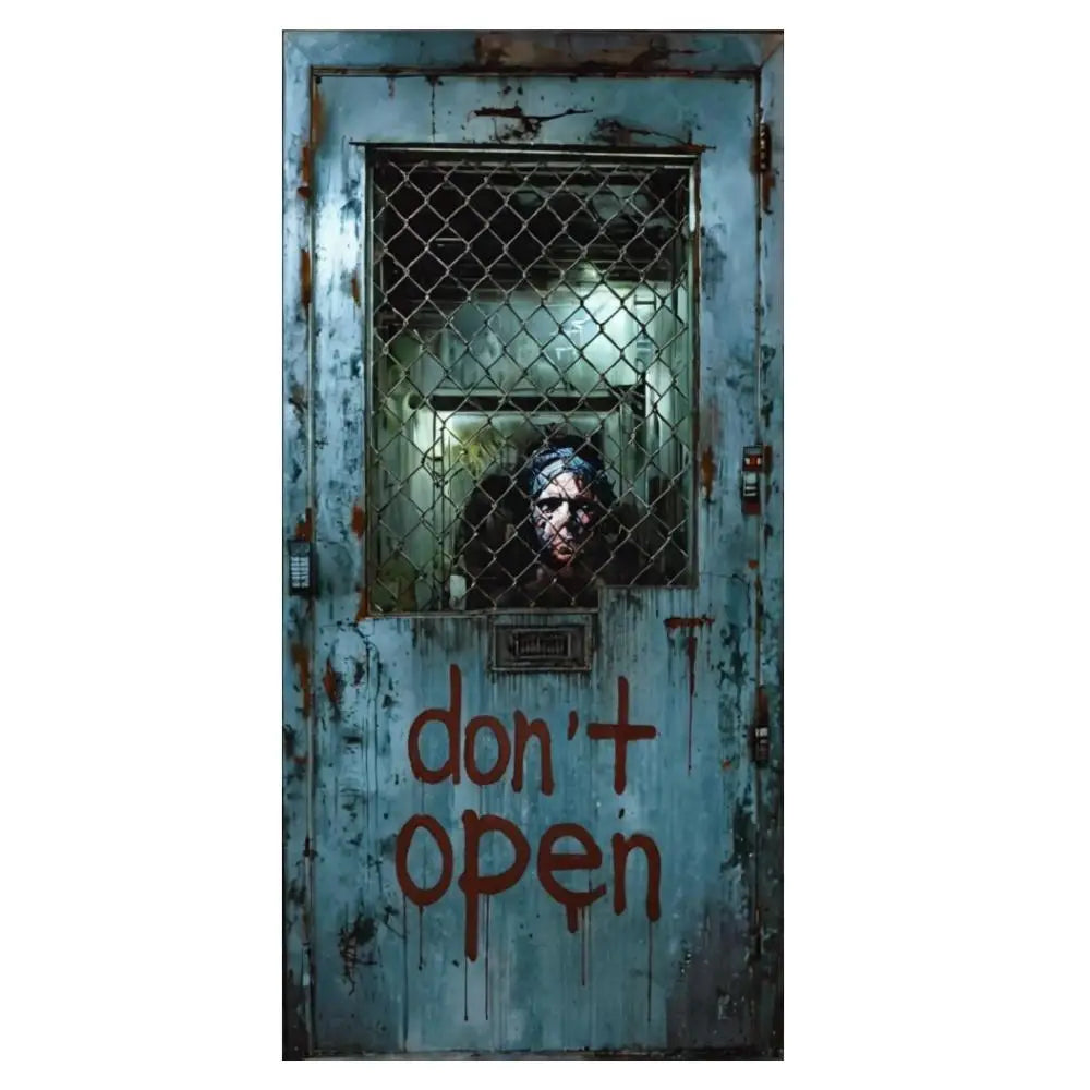 Event-Banner, bunter Druck, Kürbis-Laternen-Banner, Kürbis-Banner, Halloween-Party, Feiertagsfeier, gruselige Tür-Banner-Abdeckung