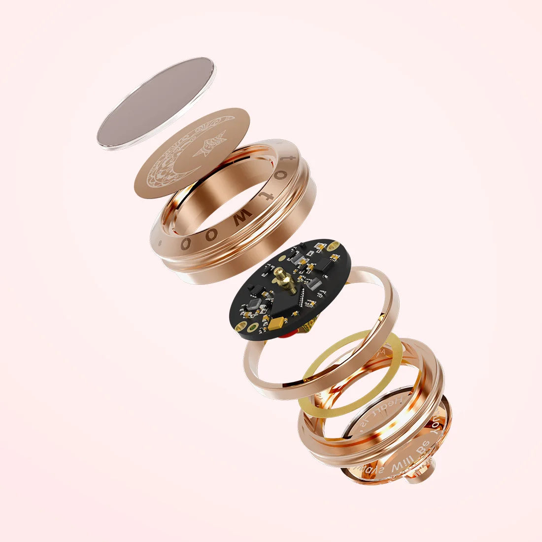 Totwoo Long Distance Touch Leuchtende und vibrierende Armbänder für Paare