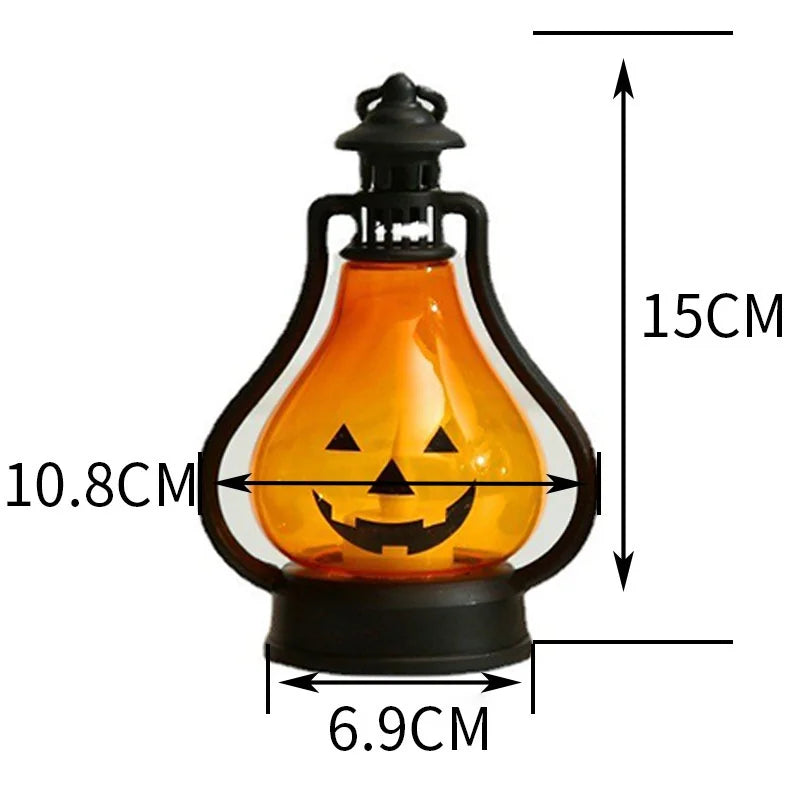 Horror Halloween LED Wind Licht, Tragbare Kürbis Geister Laterne, Bar Desktop Ornament, Halloween Decor Requisiten