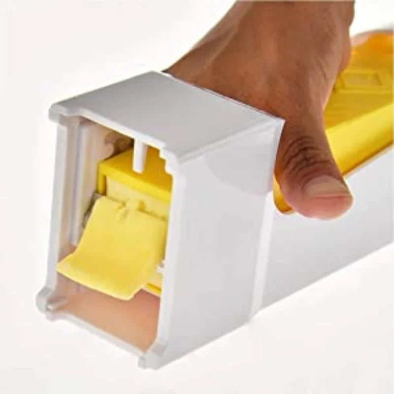 Tragbarer Butterschneider, Käsehobel, Quetschspender