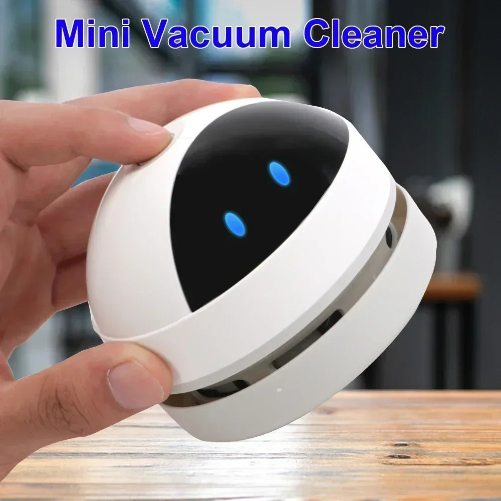Mini-Staubsauger, tragbarer Schreibtisch-Tischstaubsauger, USB-Handheld-Tischkehrmaschine, Haar-Bleistift-Krümel-Reinigungswerkzeug, Staubsauger