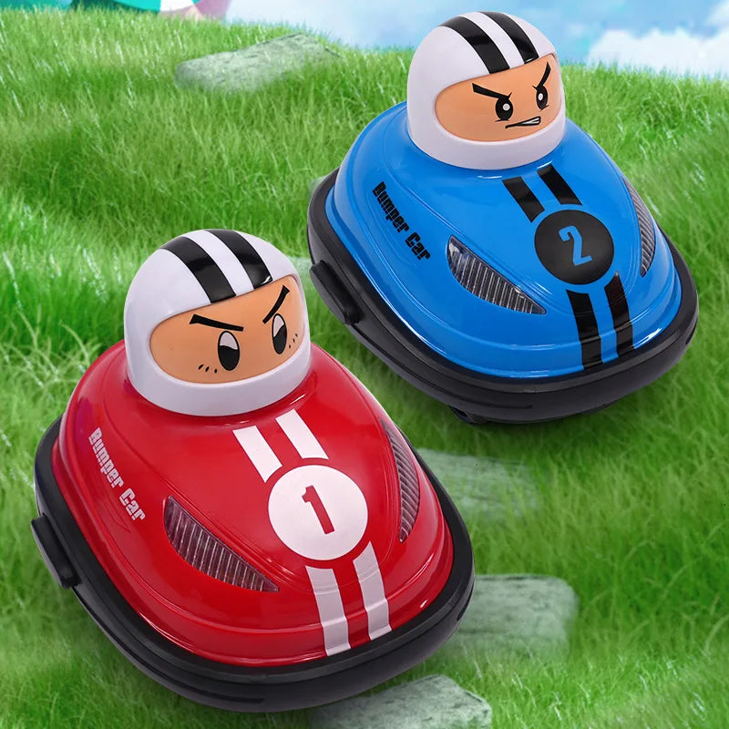 Kinder Duo Spielzeugauto, Kampfspiel Super Autoscooter, Kampf Pop-Up-Puppe, Crash Bounce Auswurf, Licht Kinder Fernbedienung, AUTOS Geschenke