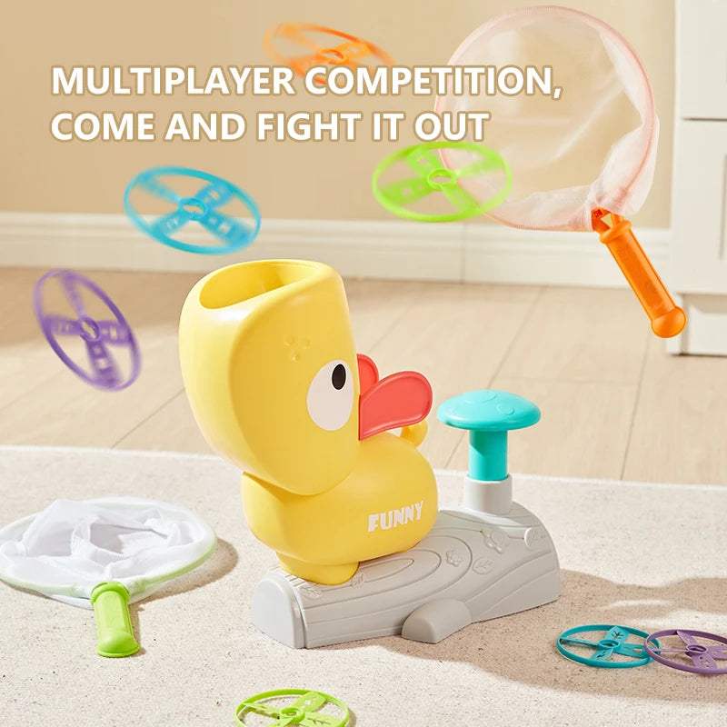 Air Discs Launcher Kinderspielzeug, für Indoor und Outdoor Spiele