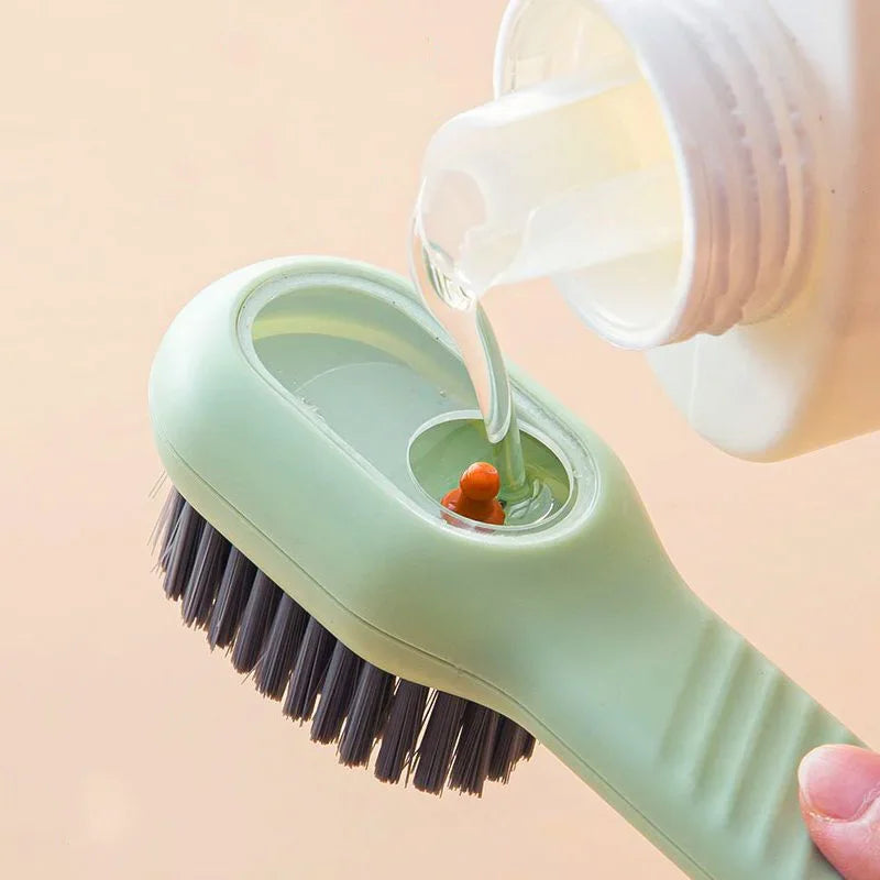 1/2/4-teiliger Schuhwaschbeutel mit flüssigem Schuhbürsten-Set