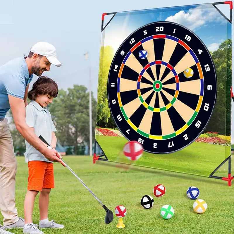 Battle Golf Chipping Game ,Golf Hitting Mat, Sportaktivitäten, Putting Practice, Toy Swing Training Tool