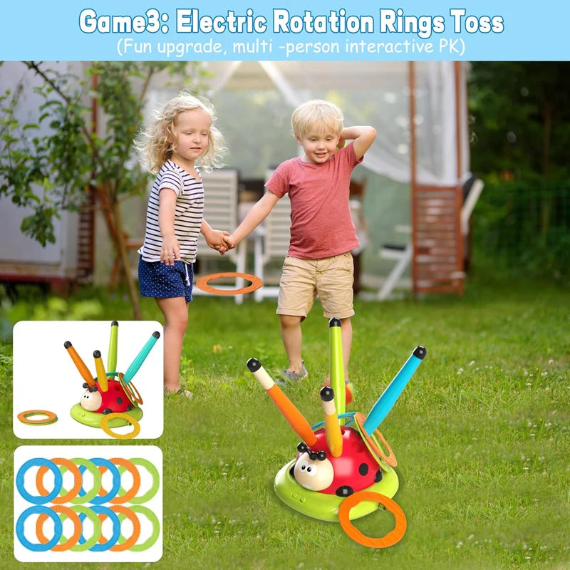 4 Arten Marienkäfer, Multifunktions-Trainingsgerät, Ferrule Jump Rocket Launcher, Spielzeug, Sport Unterhaltung, Spiel Outdoor Educational