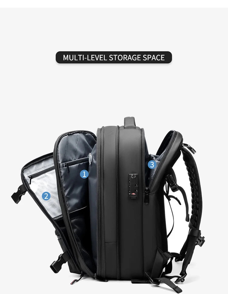 17 Zoll Laptop-Rucksack, Vakuum-Kompressions-Rucksack