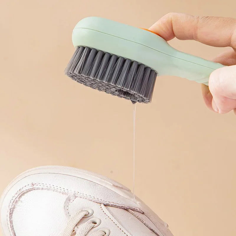 1/2/4-teiliger Schuhwaschbeutel mit flüssigem Schuhbürsten-Set