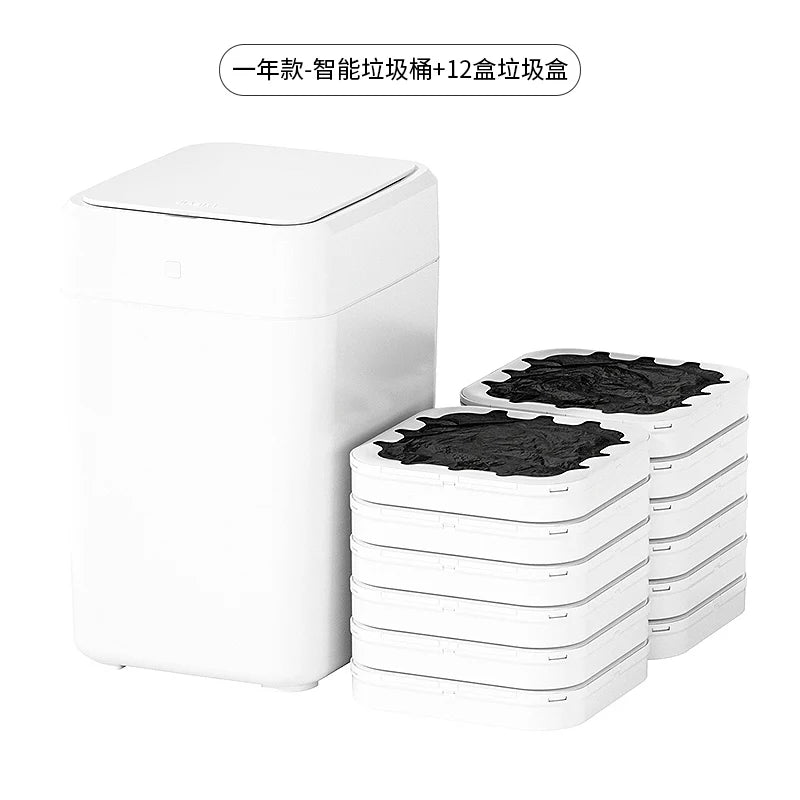 17L automatische Verpackung Mülleimer selbstwechselnder Beutel Smart Mülleimer Bewegungssensor berührungslose Mülleimer mit Deckel für die Küche