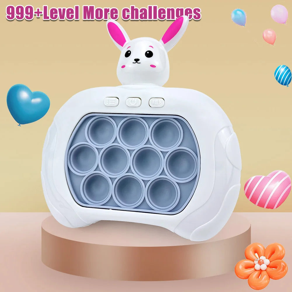 2025 Neues Quick-Push-Spiel, Pop Fidget Bubble Popper: Leichtes, professionelles Stressabbau-Spielzeug für Erwachsene und Kinder.