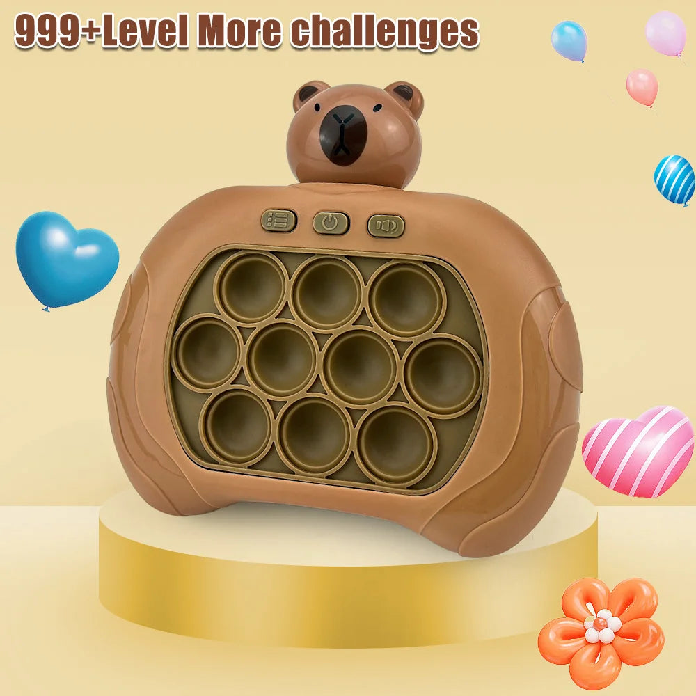2025 Neues Quick-Push-Spiel, Pop Fidget Bubble Popper: Leichtes, professionelles Stressabbau-Spielzeug für Erwachsene und Kinder.