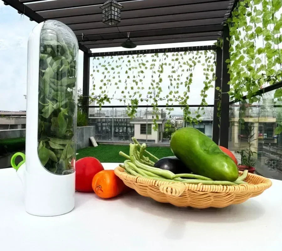 Kühlschrank Kräuter Crisper Saver Pod Container Gemüse Einmachflasche Halten Sie Minze/Kräuter/Koriander/Petersilie/Spargel frisch zu Hause