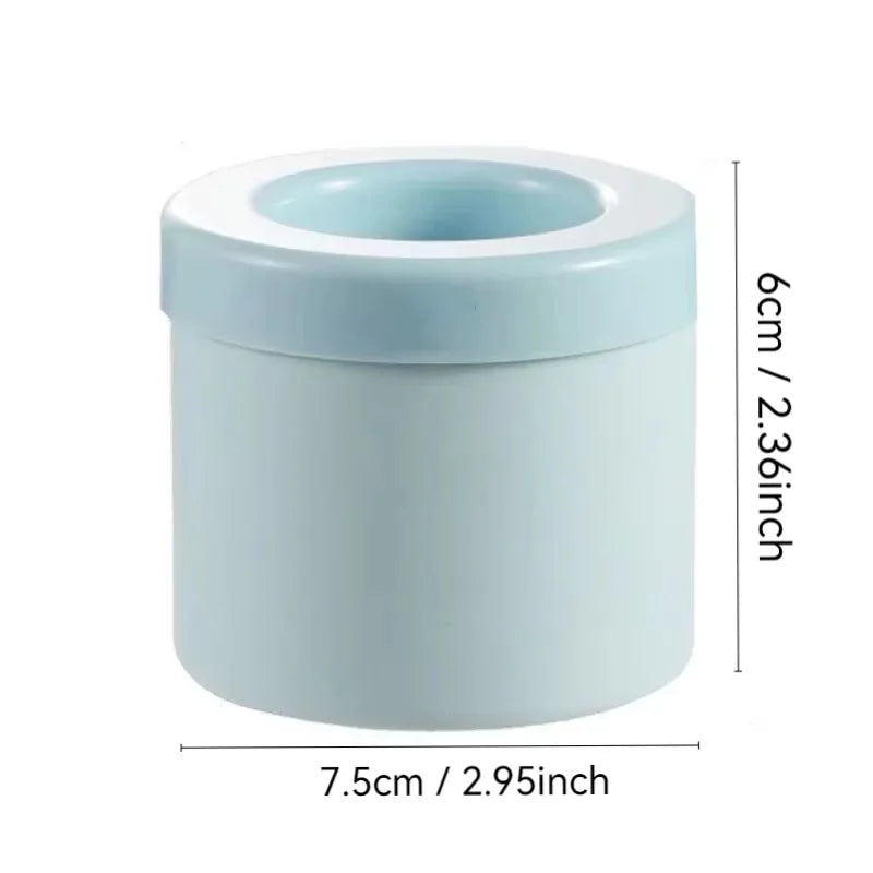 Silikon-Eiswürfelform, runder Eiskübel, Sommer, selbstgemacht, DIY, Kühlschrank, Einfrieren, Eismaschine, kreative Eiswürfelform, Barzubehör