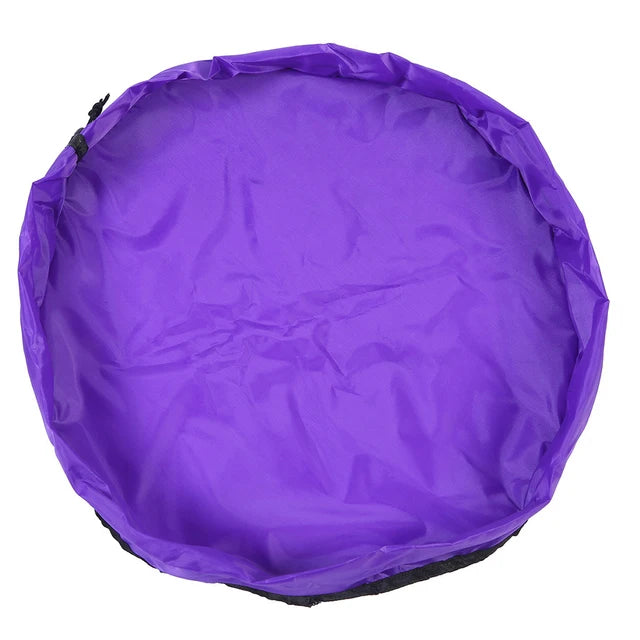 Kinderspielzeugkissen, Spielzeug-Aufbewahrungstasche, Große saubere Spielunterlage, Robuste Baustein-Spielzeug-Aufbewahrungstasche, Outdoor-Matte