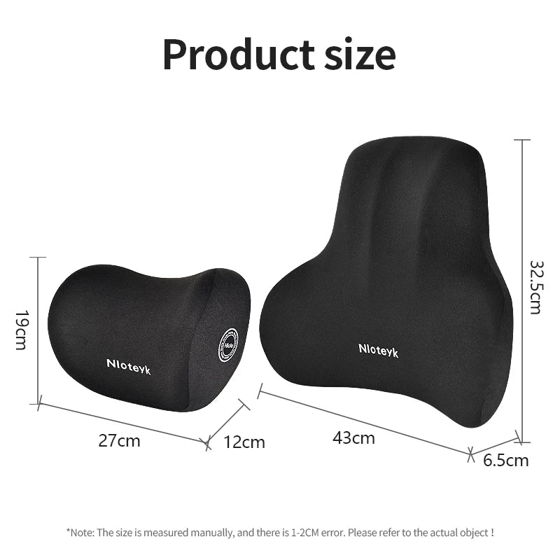 Memory Foam Auto Nackenkissen, Auto Lendenwirbelstütze, Nackenkissen, Taillenkissen, Autositz Autozubehör