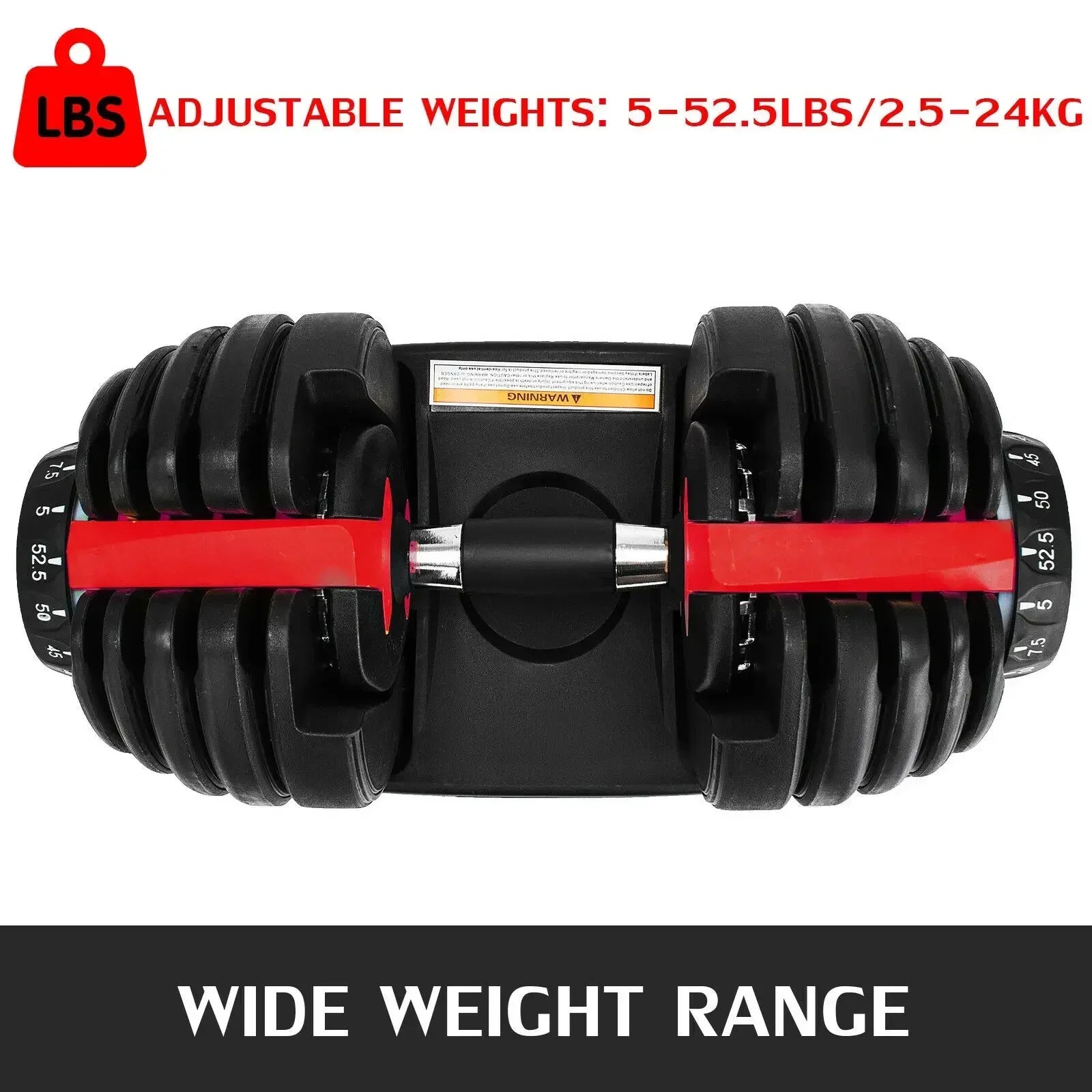 VEVOR 24KG Verstellbare Hantelsets, Hantelständer und Hantelgewicht