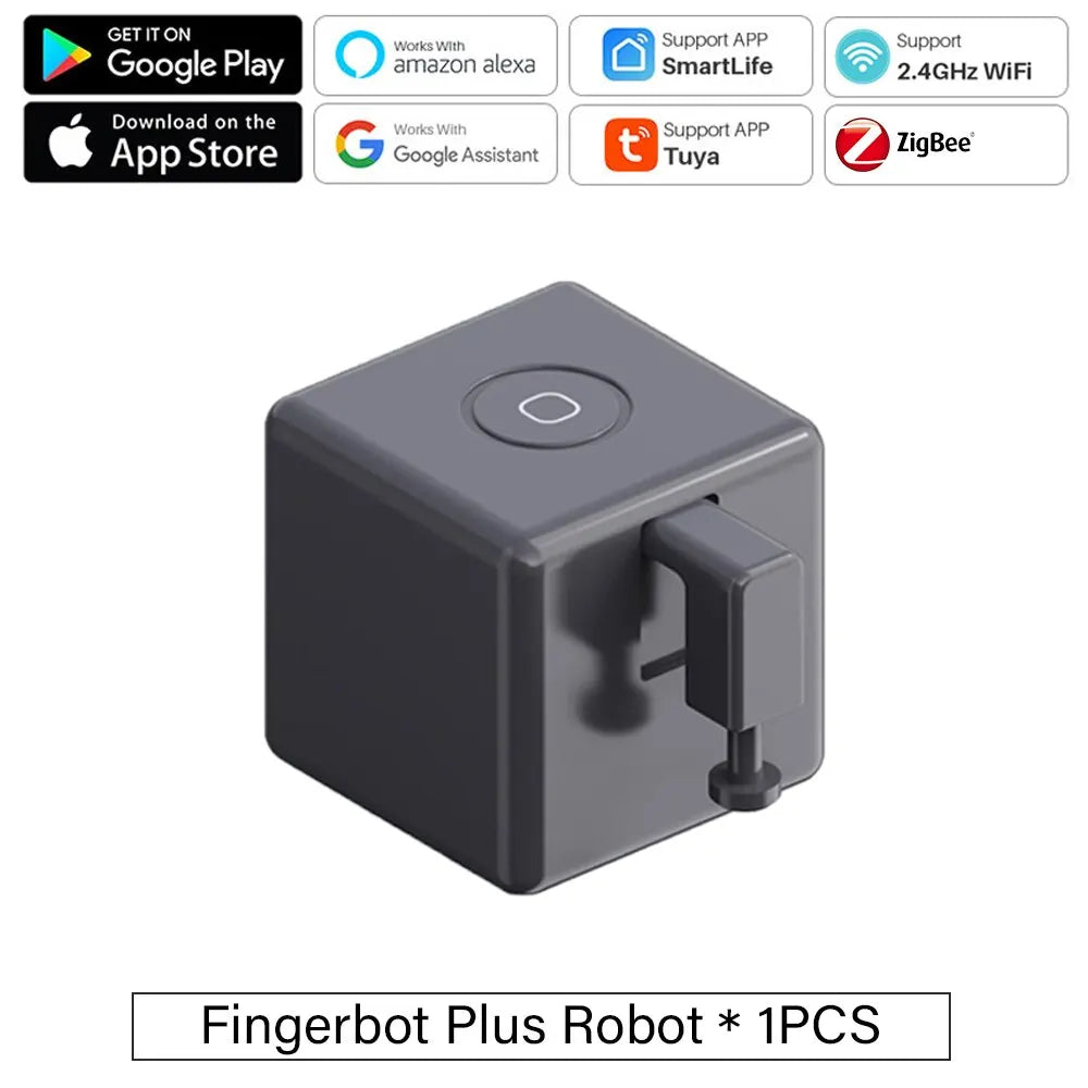 Tuya Zigbee / Bluetooth Fingerbot Plus Roboter-Tastendrücker-Schalter-Bot