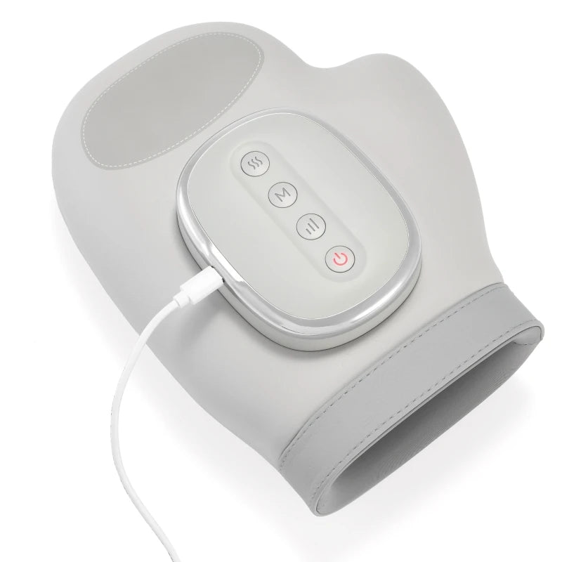 5-stufiges elektrisches Handmassagegerät, Heißkompressen-Massagegerät, Luftkompressions-Vibrationsmassage zur Linderung von Finger- und Handflächenermüdung