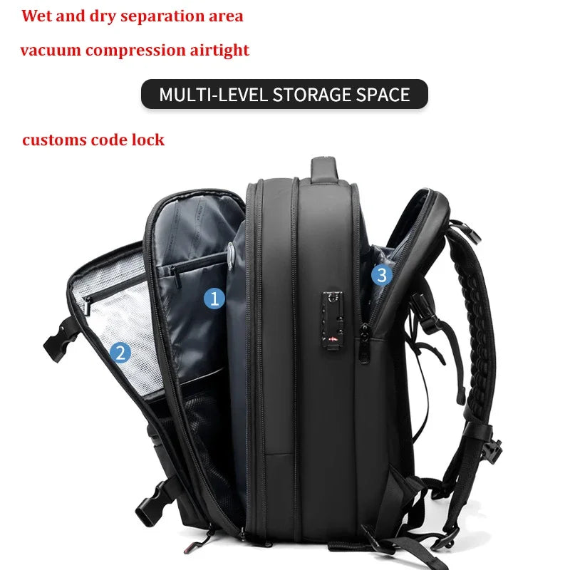 17 Zoll Laptop-Rucksack, Vakuum-Kompressions-Rucksack
