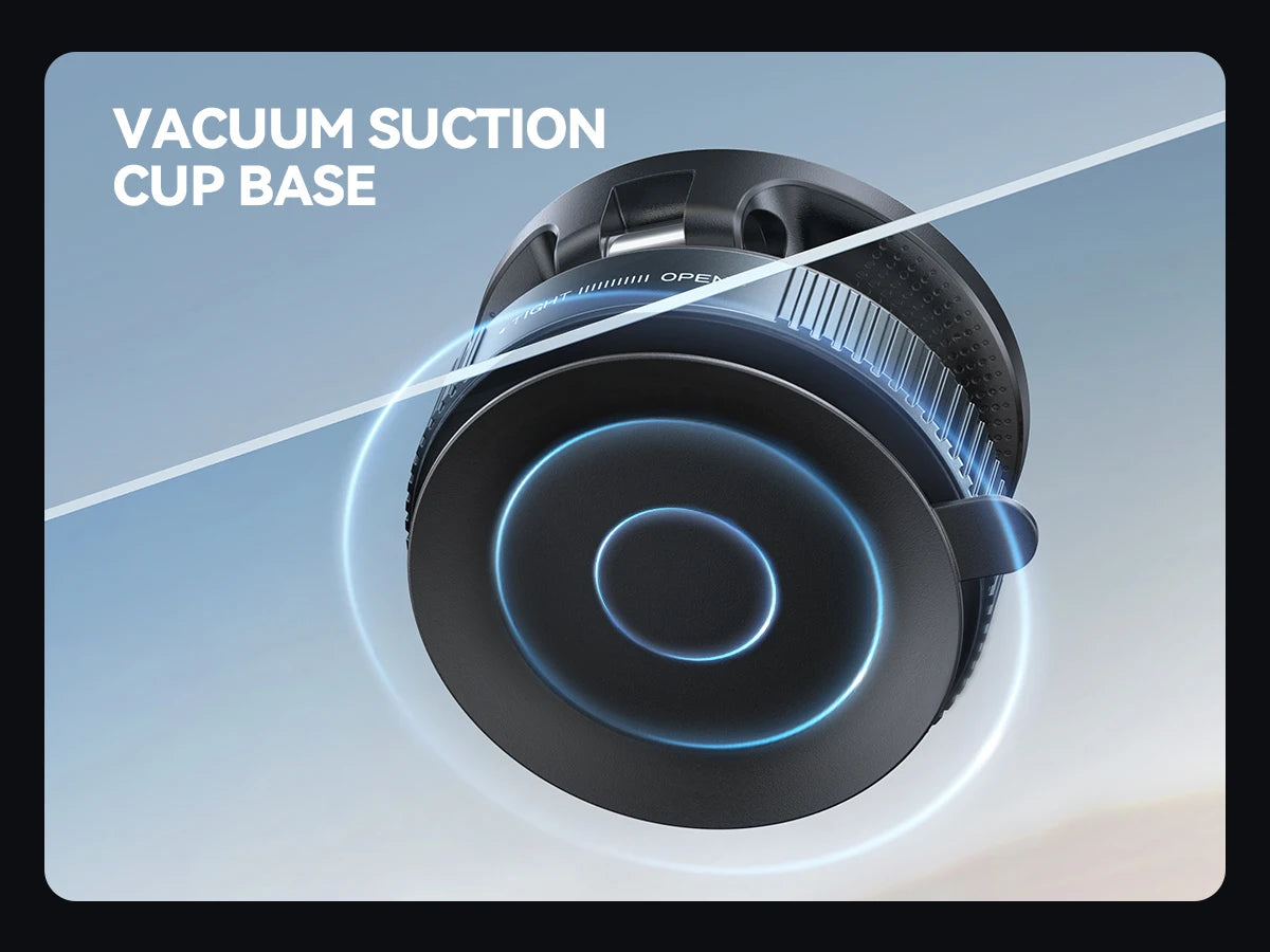 Joyroom Faltbarer magnetischer Autotelefonhalter, 360°-Drehung, Saugnapf-Autotelefonhalterung für iPhone 16-12 Serie 4,7-7'' Telefone