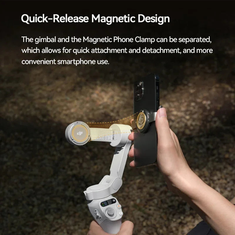 DJI OM SE Osmo Mobile SE Handheld Gimbal Active Track 5.0 Magnetisches Design Quick Roll DJI Brandneues Original auf Lager