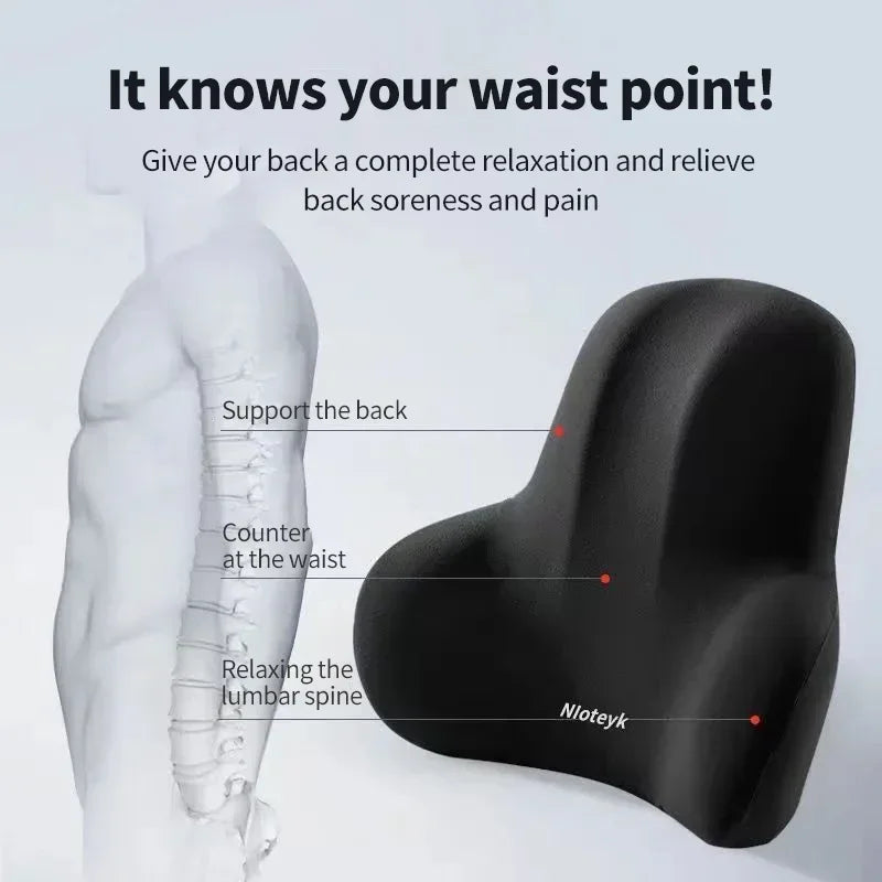 Auto Memory Foam Nackenkissen Schutz, Lendenwirbelstütze Kissen, Lendenkissen, Auto Kopfstützenkissen