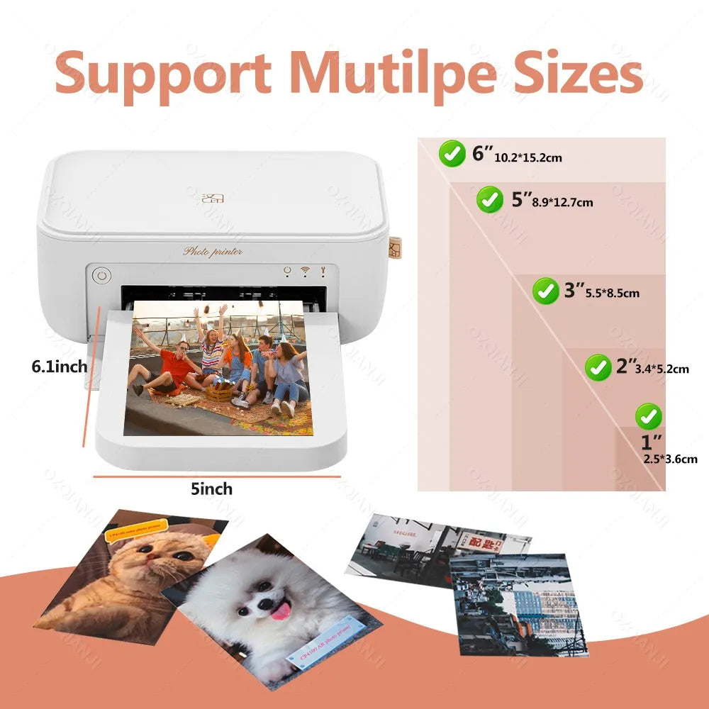 HPRT Farbfotodrucker, 300 DPI, hochauflösender Sofortbilddrucker