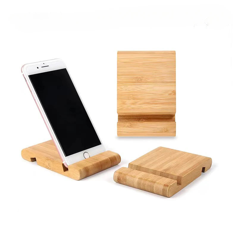 Bambushalter für iPhone, Ständer für Samsung-Telefonkabel, Ladestation, Docks, Organizer für Smartphones und Tablets, USB-Ladegerät