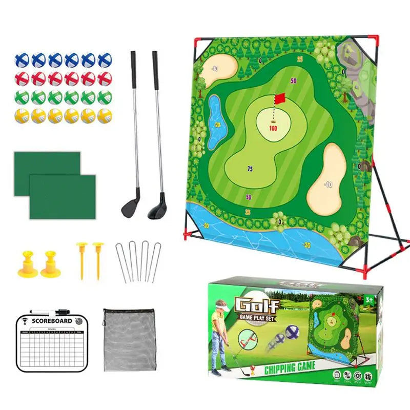 Battle Golf Chipping Game ,Golf Hitting Mat, Sportaktivitäten, Putting Practice, Toy Swing Training Tool