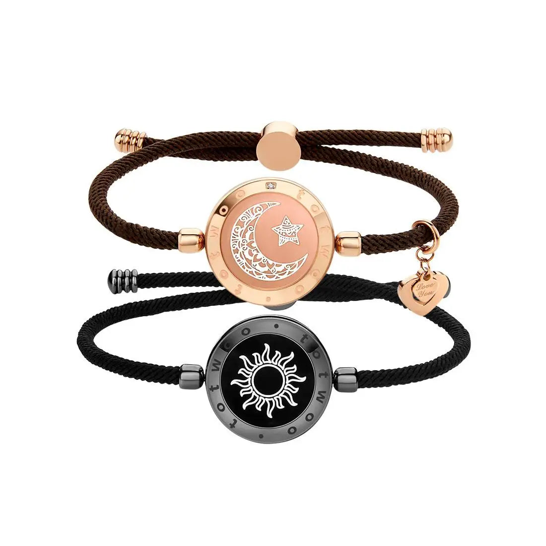 Totwoo Long Distance Touch Leuchtende und vibrierende Armbänder für Paare