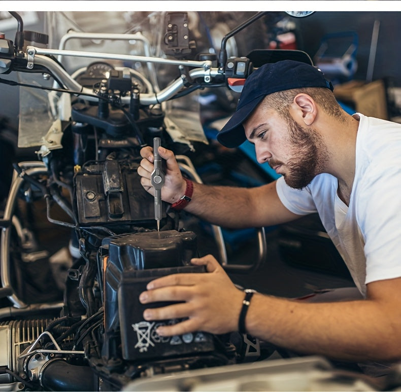 Kompaktes 25-in-1-Ratschenschraubendreher-Set mit Magnet | Abnehmbarer Griff und Präzisionsbits | Für die Reparatur von Telefonen/Uhren/PCs | Heimwerker-Werkzeugset aus Chrom-Vanadium-Stahl | Robustes, tragbares Etui