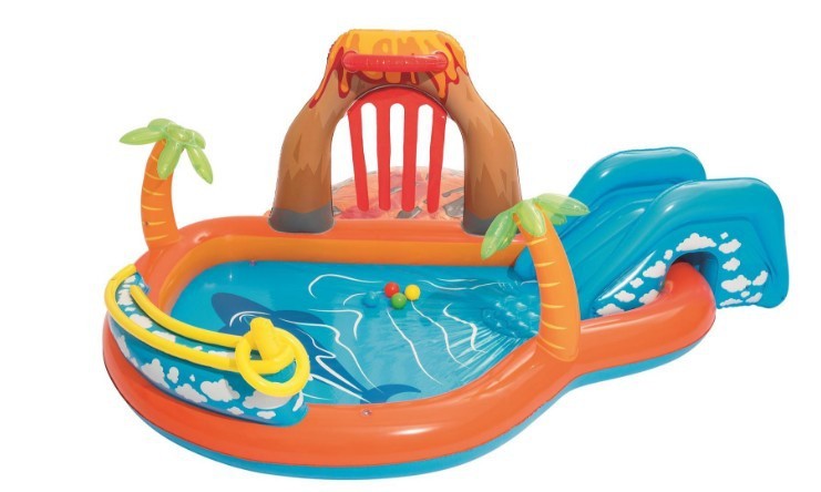 Aufblasbarer Vulkan-Spielpool für Kinder
