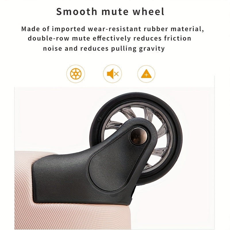 Ein stilvoller und multifunktionaler 20-Zoll-Handgepäckkoffer mit einem Einbahnrad, perfekt für Geschäftsreisen und Reisen.