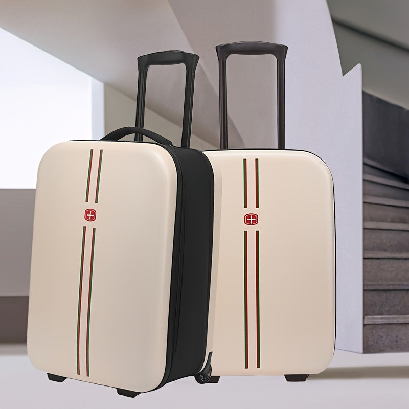 Ein stilvoller und multifunktionaler 20-Zoll-Handgepäckkoffer mit einem Einbahnrad, perfekt für Geschäftsreisen und Reisen.