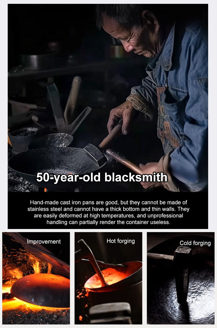 Großer Bauchtopf, vertiefter, antihaftbeschichteter Eisentopf, flacher Boden, unbeschichtet, kleine Bratpfanne, Eisenpfanne mit Deckel, unbeschichtete Bratpfanne, großer Bauch