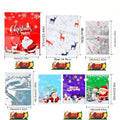 21-teiliges Set mit Weihnachtsgeschenktüten, mit festlichem Design, verschiedene Arten von Geschenkverpackungen, aus Kunststoff.