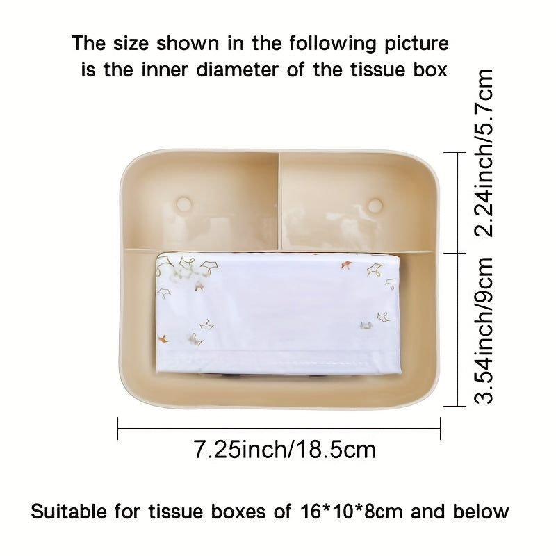 UFORU Luxus-Multifunktions-Küchenrollenbox mit Deckel – Hochwertige Kunststoffaufbewahrung für Wohnzimmer, Schlafzimmer, Couchtisch, Fernbedienungsablage, Aufbewahrungsboxen für mehr Ordnung im Haushalt